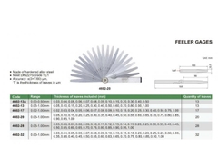 Căn lá INSIZE 4602-13 (0.05-1.00 mm)