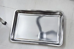 Khay inox 35x50 sâu 5cm loại dày