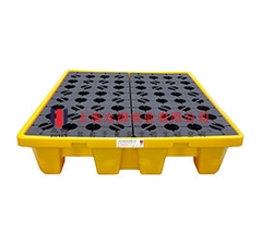 Pallet chống tràn bốn thùng
