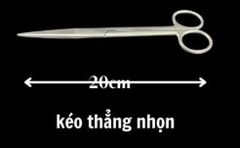 Kéo phẫu thuật thẳng nhọn tù 16cmPakistan