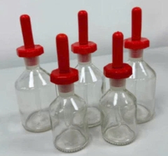 Chai công tơ hút trắng 125ml (cổ nhựa)