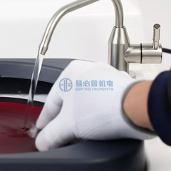 Máy mài và đánh bóng mẫu kim loại hai đĩa cầm tay, máy mài và đánh bóng mẫu để bàn.