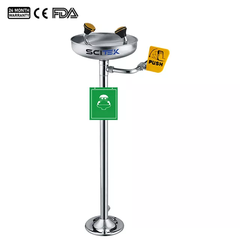 Vòi rửa mắt khẩn cấp gắn sàn
