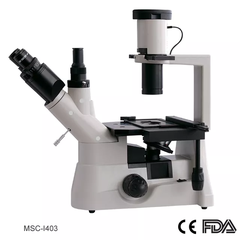 Kính hiển vi sinh học soi ngược đầu ba thị kính