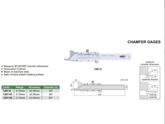 Thước đo cạnh vát cơ khí INSIZE 1267-6