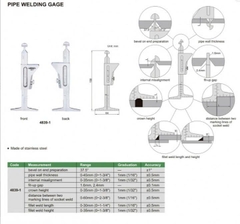 Thước đo mối hàn INSIZE 4839-1