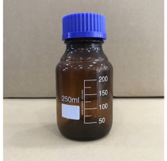 chai trung tính nâu nắp vặn 250ml