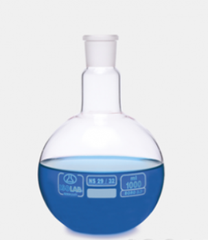 Bình cầu đáy bằng cổ nhám ISOLAB