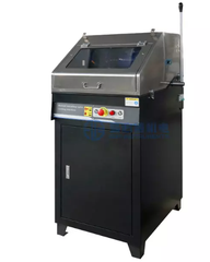 Máy cắt mẫu luyện kim thủ công có bàn tủ QGL-80C 100C