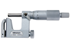 Panme Cơ Đo Ngoài Đo Độ Dày Ống Mitutoyo, 0-25mm, 117-101
