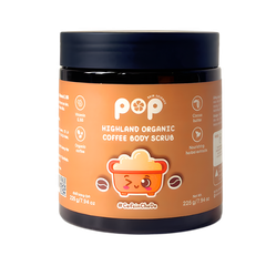 Scrub Cà Phê Hữu Cơ POP – Tẩy Tế Bào Chết Làm Mịn Da Từ Thiên Nhiên – 225g