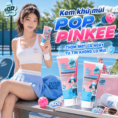 Kem Khử Mùi Giảm Tiết Mồ Hôi Bốn Mùa Pop Pinkee - 35g
