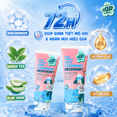 Kem Khử Mùi Giảm Tiết Mồ Hôi Bốn Mùa Pop Pinkee - 50g