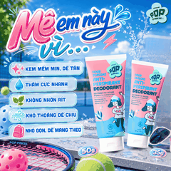 Kem Khử Mùi Giảm Tiết Mồ Hôi Bốn Mùa Pop Pinkee - 35g