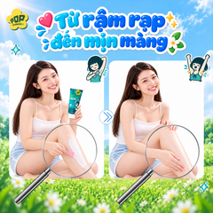Kem Tẩy Lông Pop Pinkee Nhẹ Dịu, Tẩy Lông Êm Ái - 50g