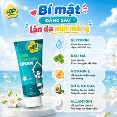 Kem Tẩy Lông Pop Pinkee Nhẹ Dịu, Tẩy Lông Êm Ái - 50g