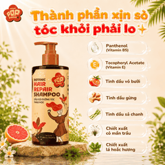 Dầu Gội Thảo Dược Bưởi – Bồ Kết – Làm Sạch Dịu Nhẹ, Nuôi Dưỡng Tóc Chắc Khỏe – 400ml