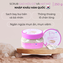 Tẩy Tế Bào Da Chết Gạo Hữu Cơ Sạch Sâu Sáng Mịn