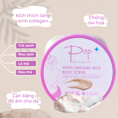 Tẩy Tế Bào Da Chết Gạo Hữu Cơ Sạch Sâu Sáng Mịn