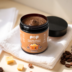 Scrub Cà Phê Hữu Cơ POP – Tẩy Tế Bào Chết Làm Mịn Da Từ Thiên Nhiên – 225g