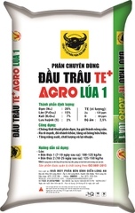 PHÂN BÓN ĐẦU TRÂU TE + AGRO LÚA 1