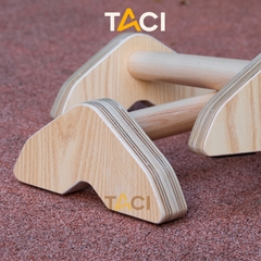 Parallettes - Dụng Cụ Tập Hít Đất, Chống Đẩy Bằng Gỗ Plywood vs Beech Cao Cấp