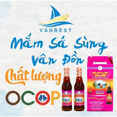 Nước mắm sá sùng 40N - hộp hồng 2c 350ml