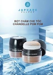 Bột tóc Chandel Pom Pom màu nâu sẫm