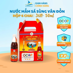 Nước mắm sá sùng 36N hộp đỏ 6c 50ml