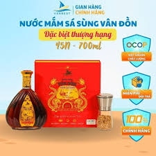 Nước mắm VIP Sá sùng Vân Đồn 45N + tiêu sọ