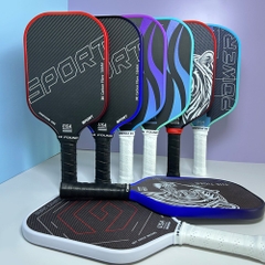 Vợt Pickleball dây Titan - Kevlar ép nóng T700 kết cấu mờ dày