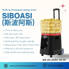Máy tập Pickleball 1 mình - máy phát bóng tự động SS C6 - SIBOASI