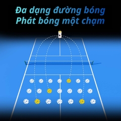Máy tập Pickleball 1 mình - máy phát bóng tự động SS C1 - SIBOASI