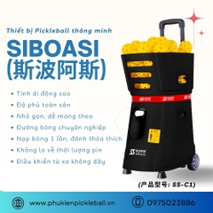 Máy tập Pickleball 1 mình - máy phát bóng tự động SS C1 - SIBOASI