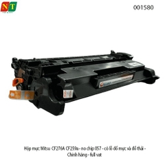 Hộp mực Mitsuco 76A CF276A CF259A Canon 057 – không chip – có lỗ đổ mực & xả thải – hàng mới 100% – full VAT