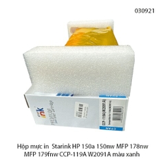 Hộp mực in Starink dùng cho máy in HP 150a 150nw MFP 178nw 179fnw W2091A 119A màu xanh Cyan – chính hiệu – full VAT