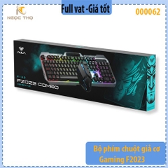 Combo bàn phím và chuột giả cơ AULA F2023 – LED Rainbow – 104 phím + chuột 6 nút – Gaming văn phòng giá tốt - full vat
