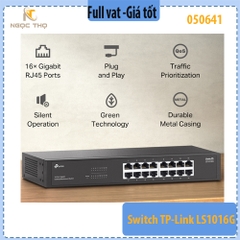 Switch TP- Link LS1016G – 16 Cổng Gigabit 10/100/1000Mbps - Dòng LiteWave – Desktop/Rackmount – Chính hãng – Full VAT