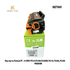 Hộp mực Premium Pantum PC‑211KEV / PC‑210 – 1.600 trang – Có lỗ đổ mực & đổ thải – Dùng cho P2200 / P2500 / M6500