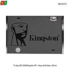 Ổ cứng SSD Kingston SPC 240GB – Tăng tốc toàn diện cho Laptop/PC – Chính hãng – Full VAT – BH 36 tháng