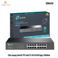 Switch TP-Link TL-SG1016D – Bộ Chia Mạng Tplink 16 Cổng Gigabit 10/100/1000Mbps – Plug & Play – Chính Hãng – Full VAT