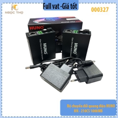 Bộ chuyển đổi quang điện HUNO HN-210CS 1000MB – Converter quang 1Gbps – Chính hãng | Full VAT