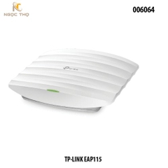 Bộ phát Wi-Fi Access Point Gắn Trần Chuẩn N Tốc Độ 300Mbps TP-LINK EAP115 - Hàng Chính Hãng