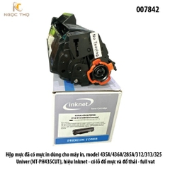 Hộp Mực In Inknet HP CB435A / CB436A / CE285A / Canon CRG-325 – Tương Thích 35A / 85A – Có Lỗ Đổ Mực & Xả Thải