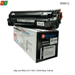 Hộp mực Mitsuco 337 / 83A (CF283A) – Có lỗ đổ & đổ thải – Chính hiệu – Full VAT