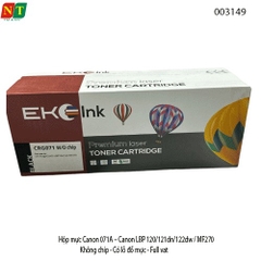 Hộp mực Canon 071A – Canon LBP 120/121dn/122dw / MF270 - Không chíp - Có lỗ đổ mực - Full vat