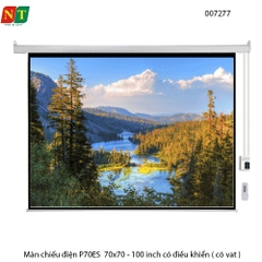 Màn chiếu điện DALITE P70ES 70x70 (100”) – 178×178cm – Có điều khiển – Chính hãng – Full VAT