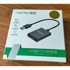Cổng chuyển USB to HDMI 3.0 VZ917 VEGGIEG - hàng chính hãng - full vat