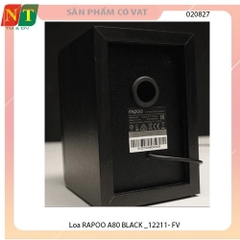 Loa Bluetooth RAPOO A80 BLACK – Nhỏ gọn, mạnh mẽ, thời trang