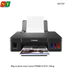 Máy in phun màu Canon PIXMA G1010 – kèm mực GI-790 chính hãng – khổ A4 – đơn năng – full VAT